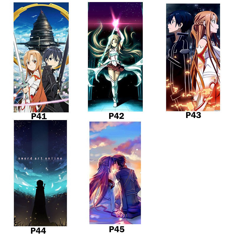 Ốp điện thoại silicon hình Sword Art Online cho Wiko Y80 Lenny Jerry 2 3 4 5 Max Plus