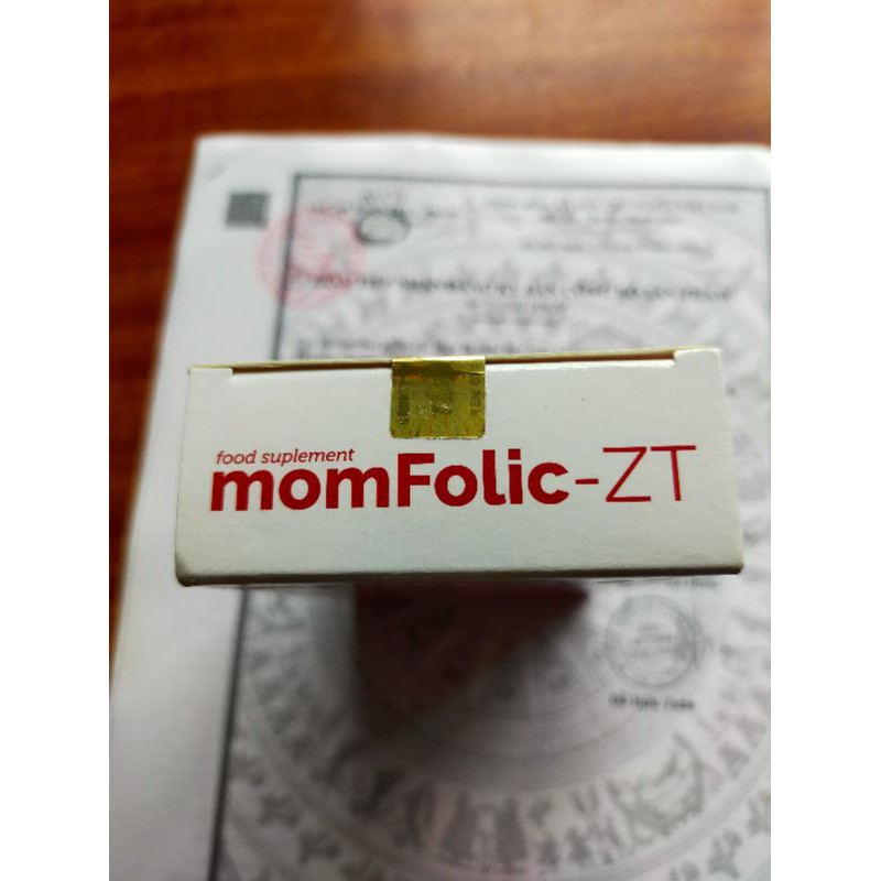 MomFolic-ZT - bổ sung sắt và acid folic cho phụ nữ mang thai và cho con bú