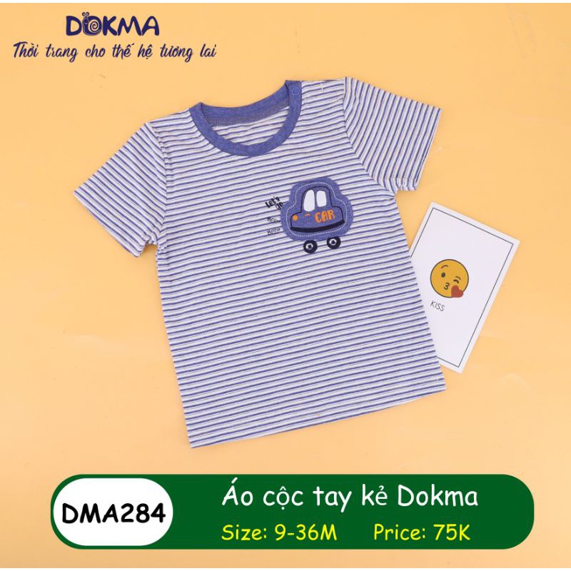 [Dokma] Áo cộc tay kẻ DMA284