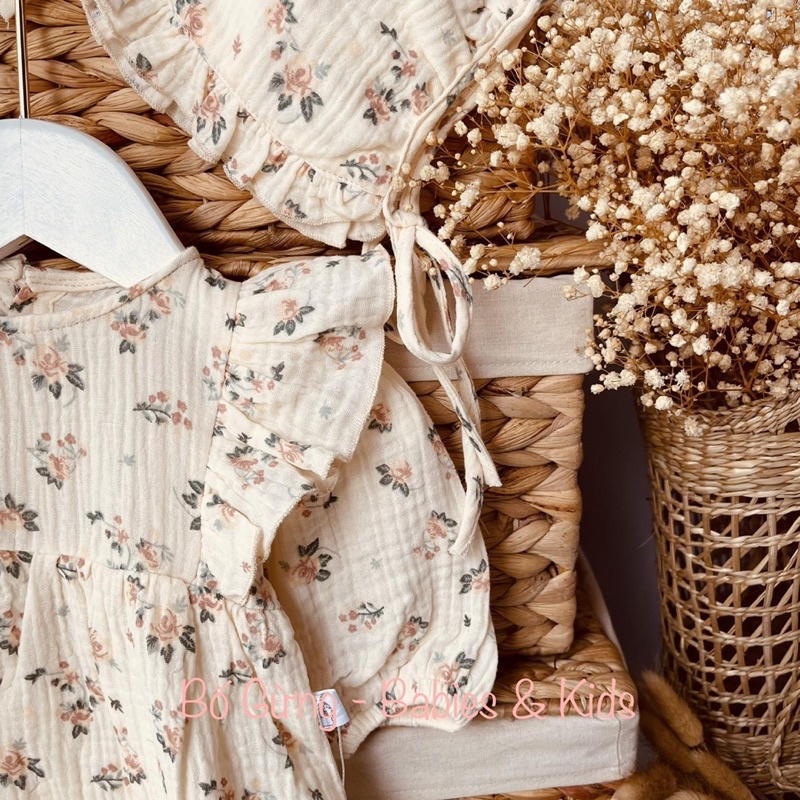 Body hoa nhí bèo vai cho bé