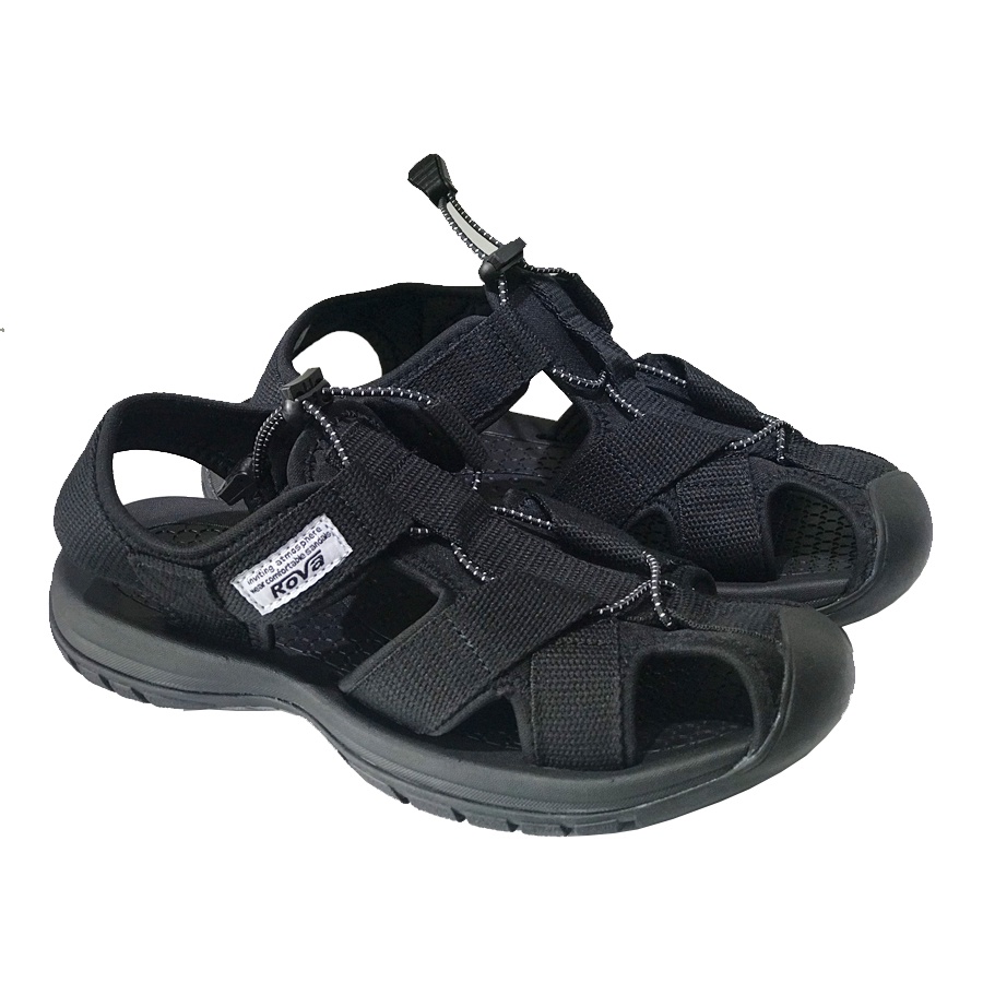 [Mua Kèm Áo Thun 0Đ] Giày Sandal Nam Bít Mũi Đế Đúc Hiệu Rova - RV626 Xám