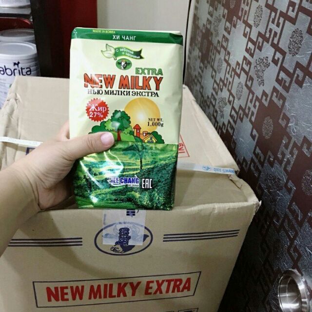 Combo 3 sữa béo túi sữa tăng cân new milk nga date 2/2022