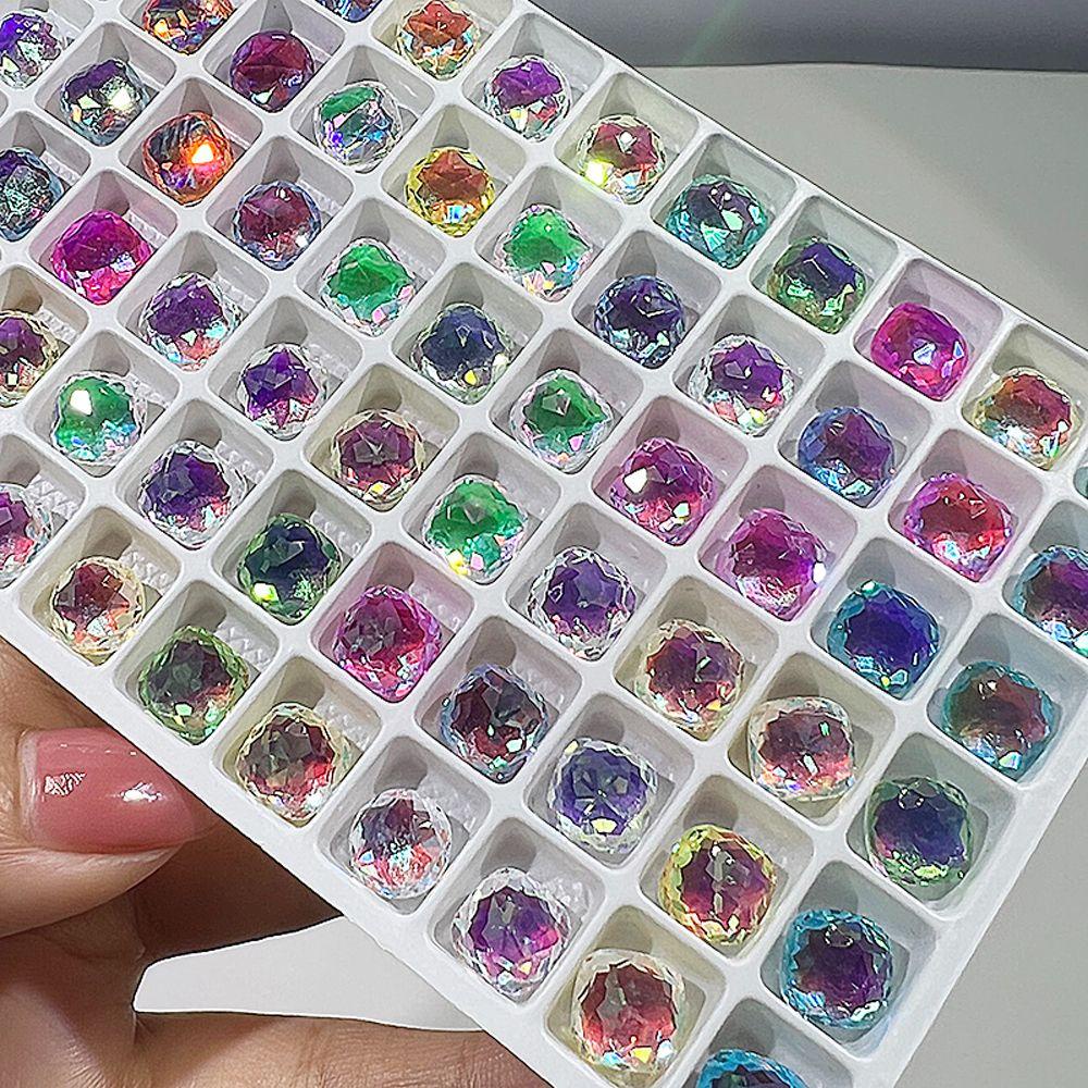 Hình Dán Móng Tay Nghệ Thuật OCEANMAP|Phụ Kiện Trang Trí Móng Tay Mặt Kính K9 Họa Tiết Da Báo Lấp Lánh|Bùa móng tay