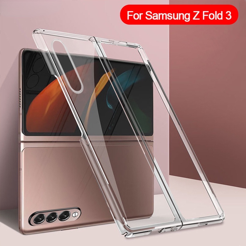 Ốp Điện Thoại Pc Cứng Trong Suốt Bảo Vệ Cho Samsung Galaxy Z Fold 3 5g