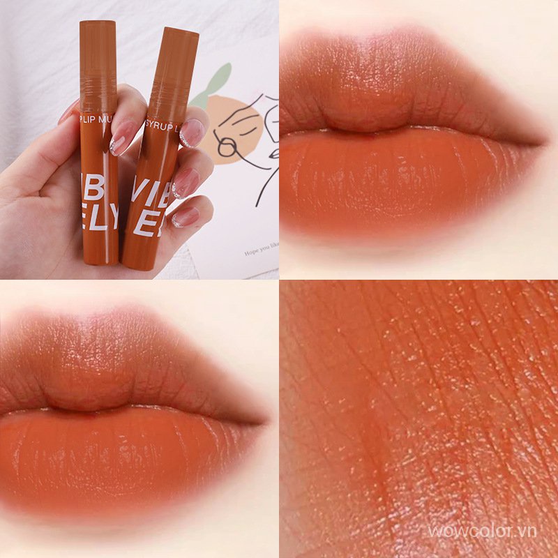 [Hàng mới về] Son kem VIBELY 2.2g trang điểm lâu trôi chống thấm nước thời trang