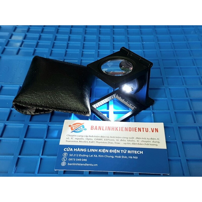 Kính lúp 9005B soi linh kiện có 2 led siêu sáng