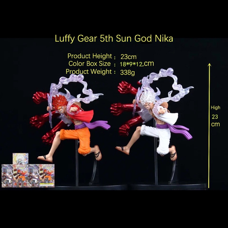 Mới Mô Hình Đồ Chơi Nhân Vật Monkey D Luffy Trong Phim Hoạt Hình &quot;One Piece Gear 5&quot; 23cm