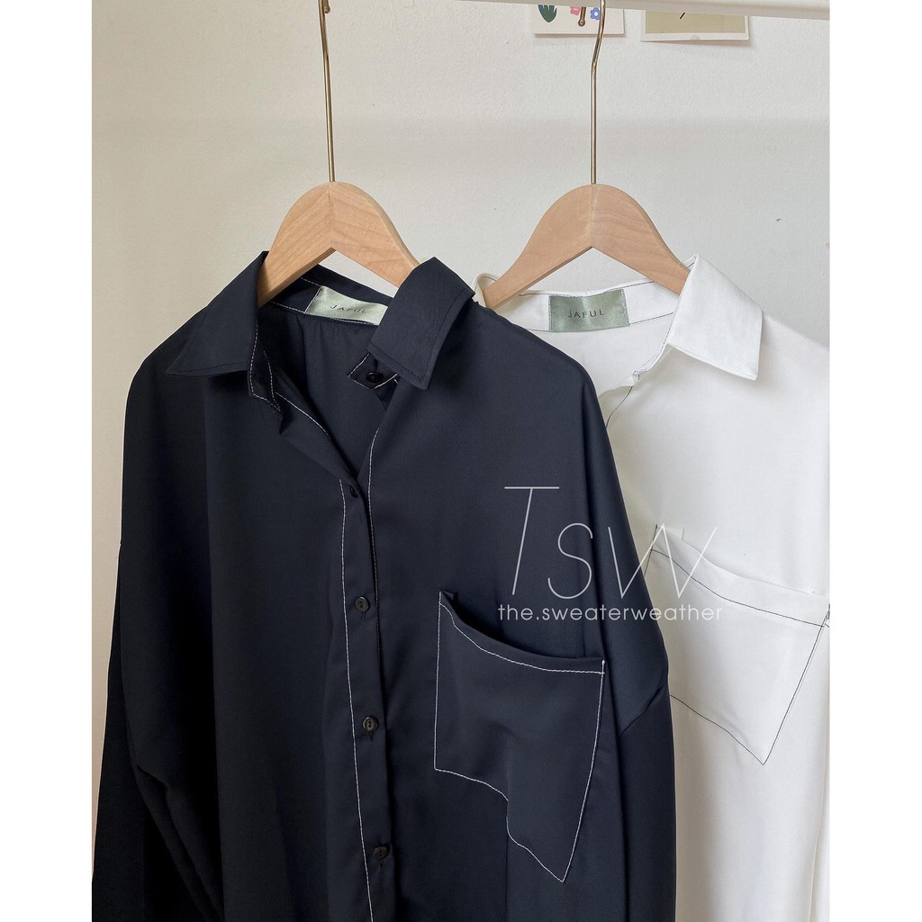 [Mã WASKT304 giảm 15% tối đa 30K đơn 99K] Sơ mi chỉ nổi Jaful (Ảnh thật) | BigBuy360 - bigbuy360.vn