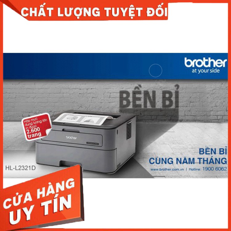 Máy in Laser Brother HL-L2321D - Đảo mặt tự động