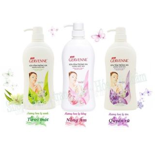 SỮA TẮM GERVENNE DƯỠNG ẨM 900G TẶNG TÚI SỮA TẮM 380G