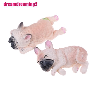 Mô Hình Chó Bull Đang Ngủ Dễ Thương