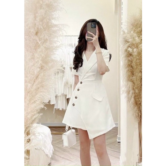 BIGSIZE Đầm vest nút gỗ bigsize 50-90kg