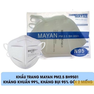 Khẩu trang mayan n95 túi 2 cái