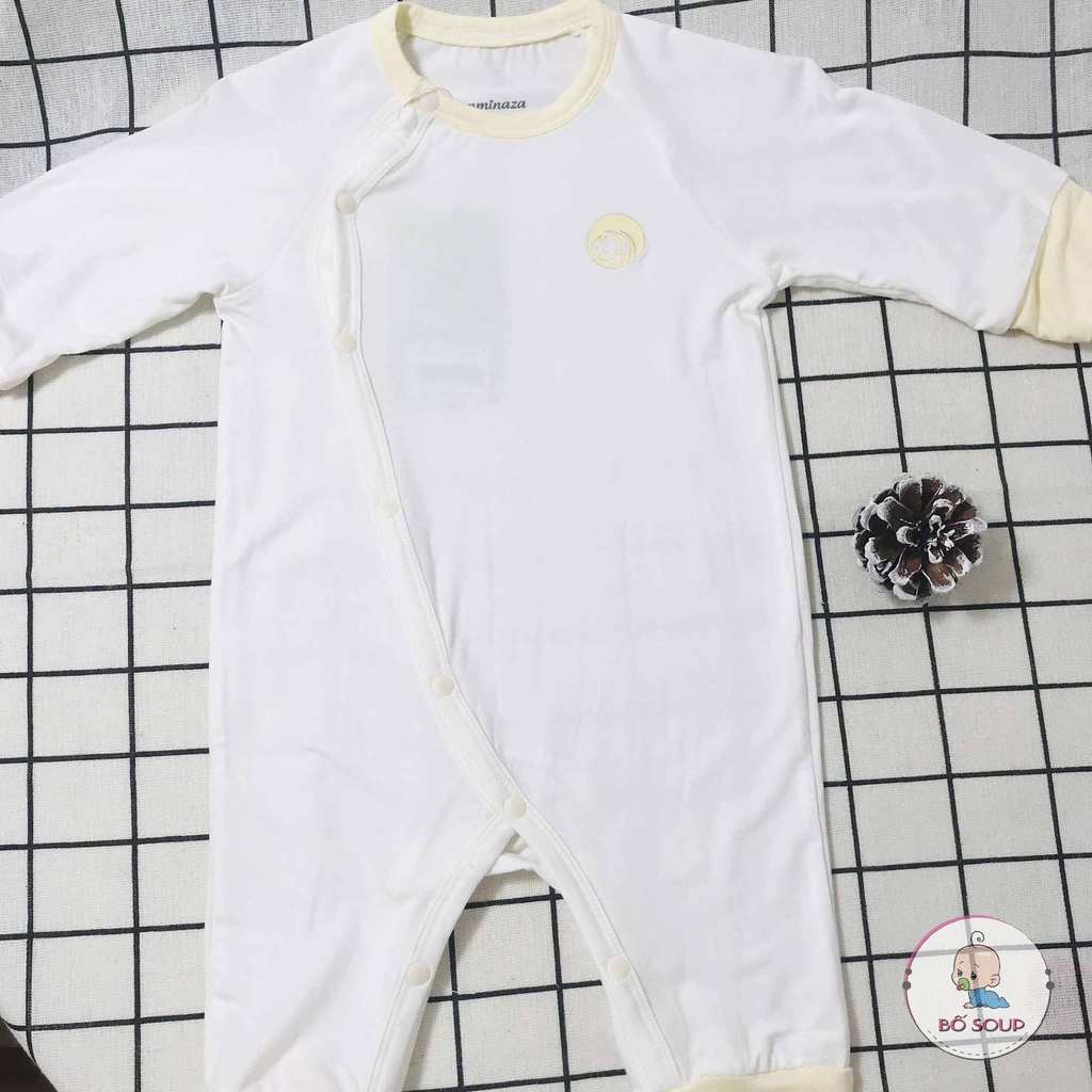 Body dài tay cho bé trai, bé gái, bodysuit liền thân 100% cotton Anminaza Việt Nam