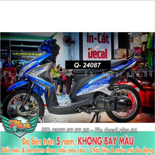 Tem rời Luvias Xanh Bạc