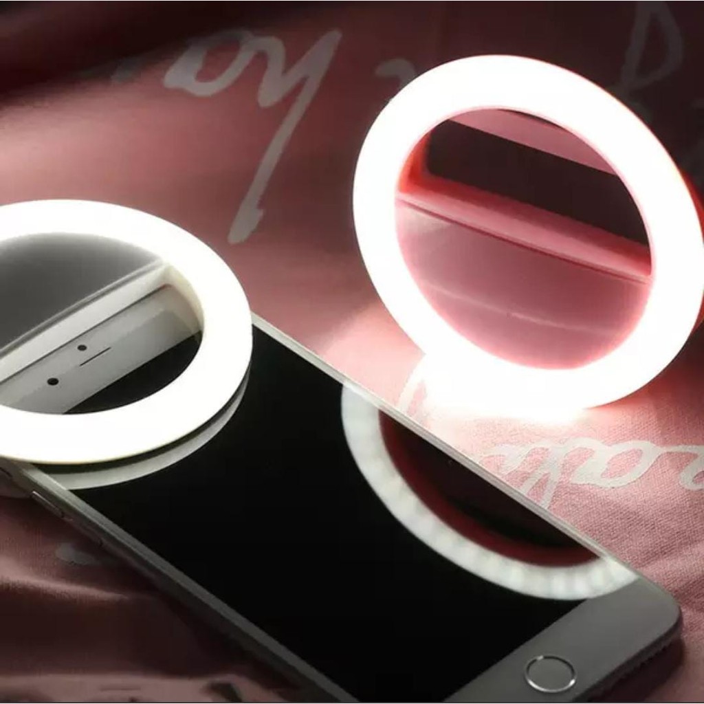 Vòng đèn LED Mini gắn Camera điện thoại | Đèn Flash hỗ trợ chụp ảnh cho điện thoại
