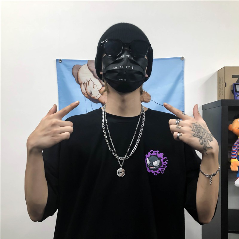 Áo thun nam nữ tay lỡ YINXX, áo phông form rộng ATL191