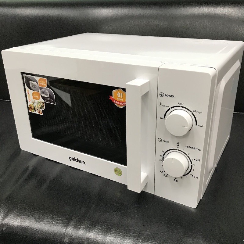 Lò vi sóng điện tử Goldsun CK2402 20L và Lò vi sóng cơ Goldsun CK1105 20L tay cầm - Công suất 700W - Bảo hành 12 tháng