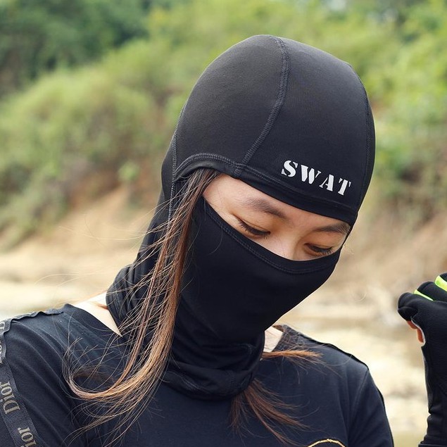 Khăn trùm đầu Ninja Swat X1 cao cấp form may Thái Lan siêu co giãn 4 in 1 - Chống nắng, chống bụi, chống tia uv cực tốt