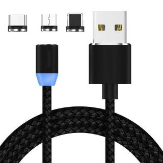 Cáp Sạc Nam Châm USB/Type C/iPhone Và Android Dài 1m