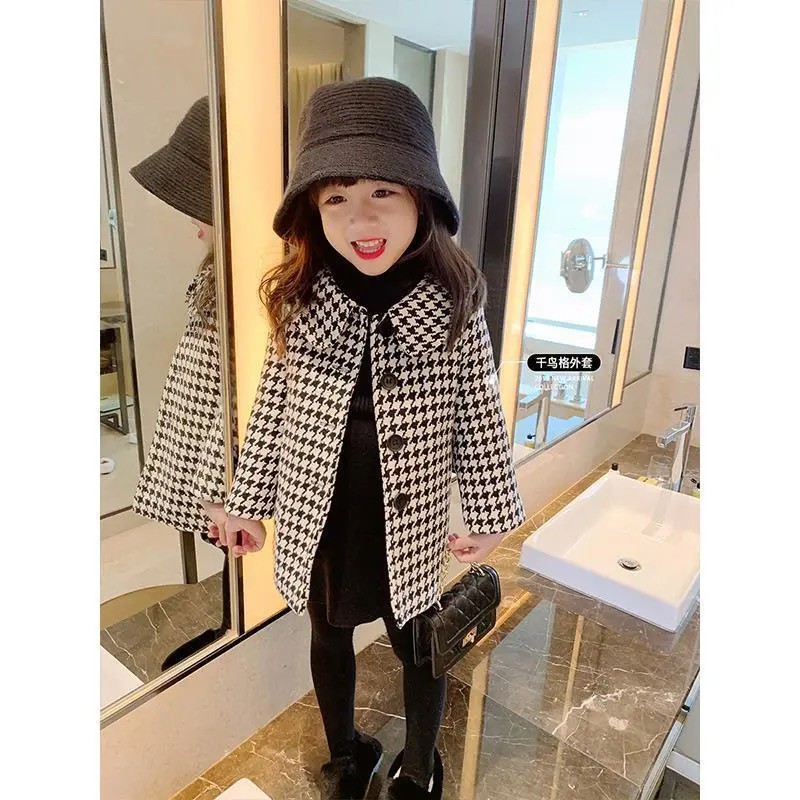 Áo Khoác Dạ Bé Gái Cute Hàng NK QCCC