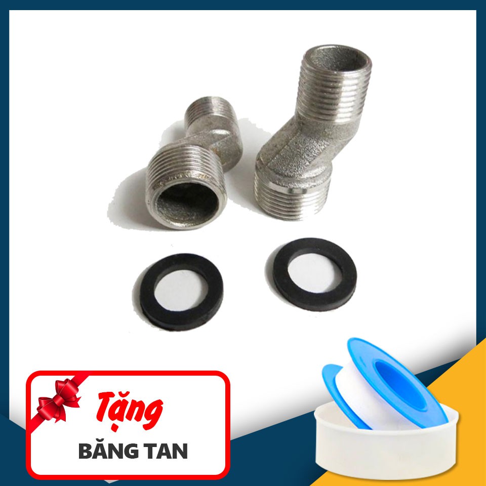 Bộ 2 chân quỳ chữ Z lắp đặt cho củ sen nóng lạnh 9152 Tặng kèm băng tan