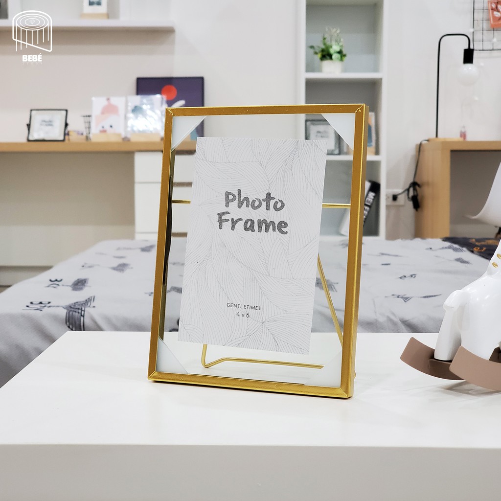 KHUNG ẢNH Để bàn Kim loại, hiện đại, decor góc học tập (có nhiều kích thước) KL01