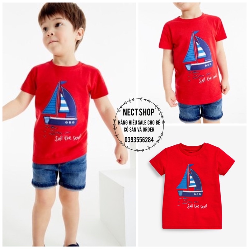 Áo đỏ ngắn tay Next 2-3 tuổi sale