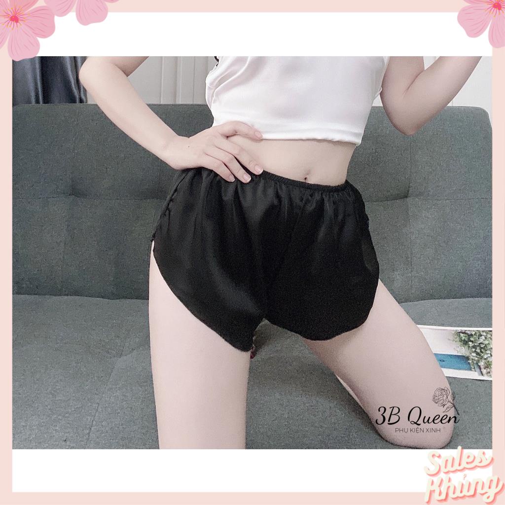 Đồ ngủ sexy🌺FreeShip🌺Quần đùi nữ siêu cute, mặc ngủ, mặc trong váy, lụa satin cao cấp | BigBuy360 - bigbuy360.vn