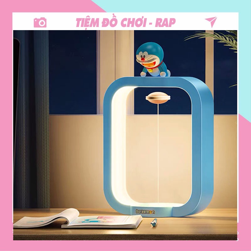 Đèn treo từ tính cảm ứng Doraemon chất liệu PVC độc đáo làm đèn ngủ,đèn bàn, quà tặng bạn bè người thân-Ráp