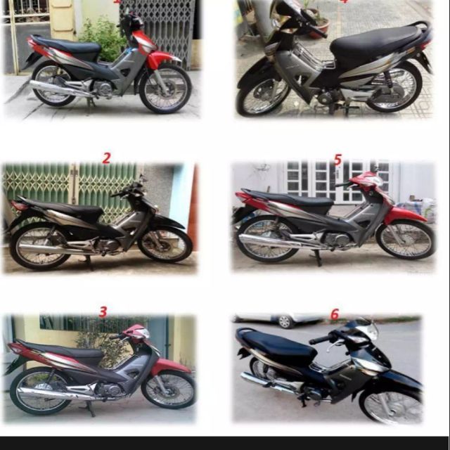 DÀN ÁO CHO XE MÁY HONDA WAVE S 100 ĐỦ CHI TIẾT ĐỦ MÀU ZIN CHÍNH HÃNG HONDA