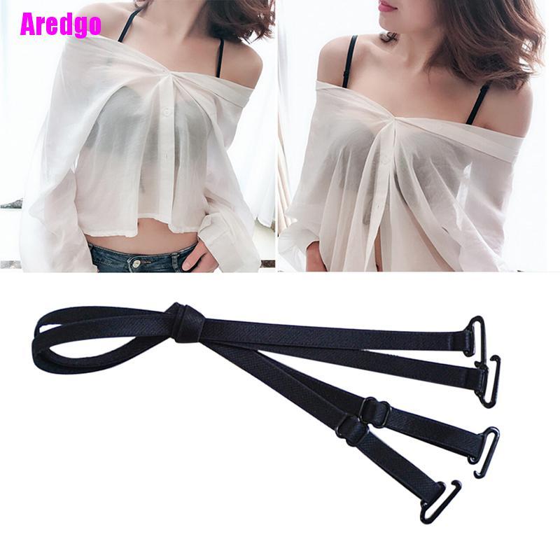 1 Cặp Dây Áo Ngực Dây Chéo Đàn Hồi Chống Trượt