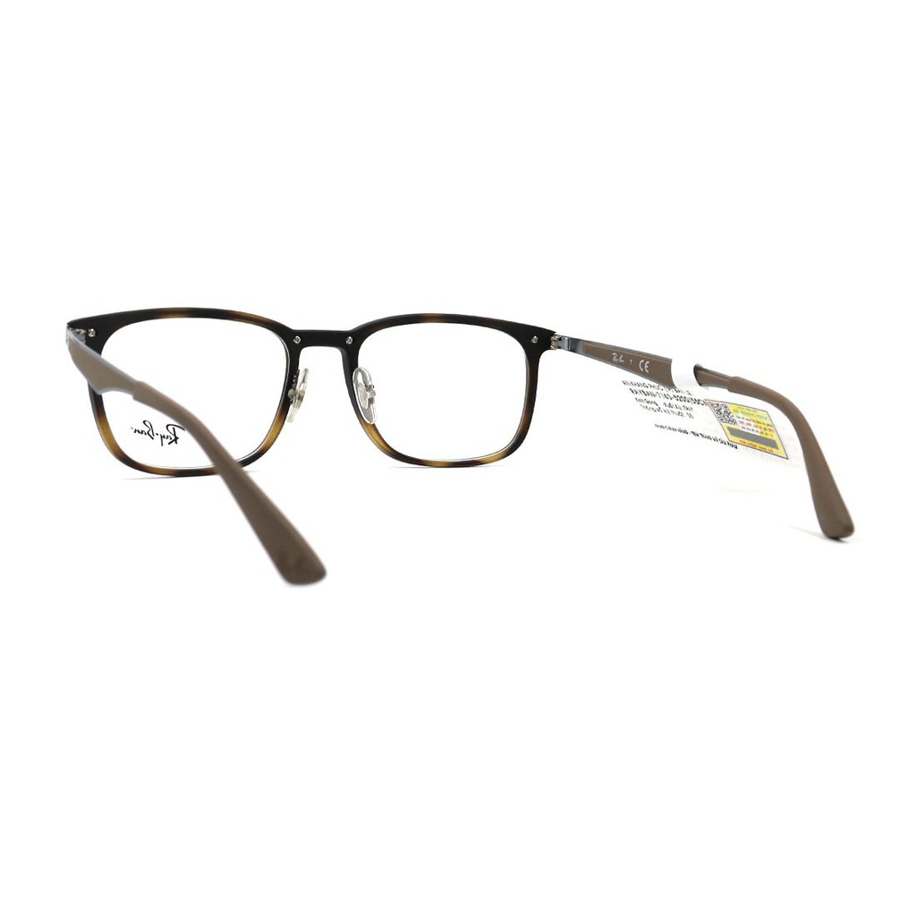 (Hàng chính hãng) Gọng kính nam nữ Rayban RB7163 5200 (55-19-145) màu sắc thời trang, thiết kế dễ đeo bảo vệ mắt
