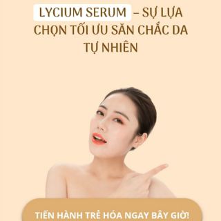 Tinh chất trẻ hóa làn da Lycium serum