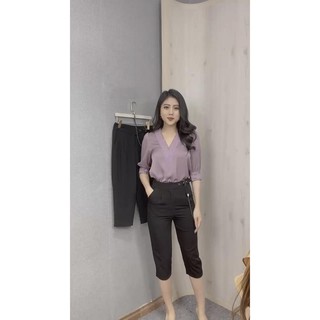 Áo lụa satin thời trang, áo nữ công sở cao cấp - A29