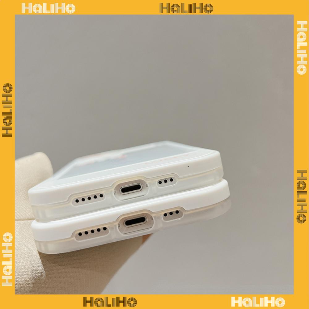 iPhone Case Silicone Soft Case Clear Case Folding Stand Shockproof Protection Camera Smiley Simple Cute Compatible For iPhone 11 iPhone 13 Pro Max iPhone 12 Pro Max iPhone 7Plus xr