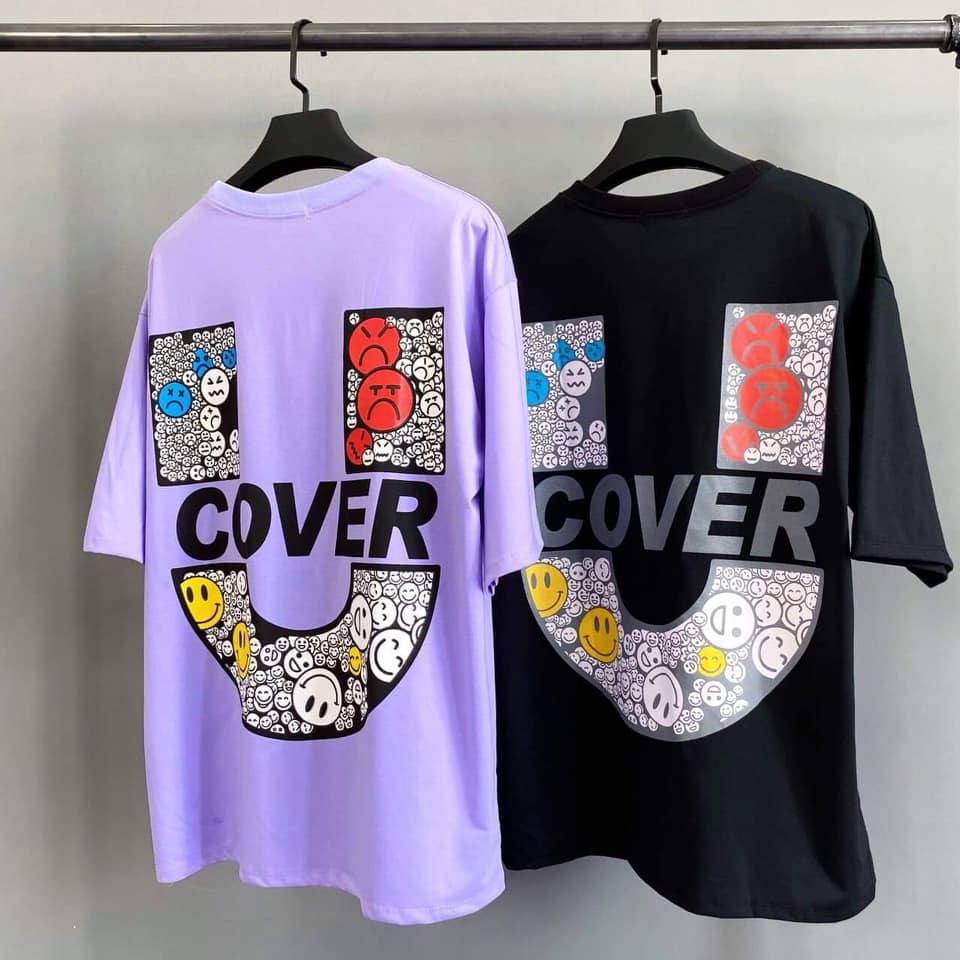 Áo tay lở mặt cười Uncover cover unisex [Kèm video + hình thật]