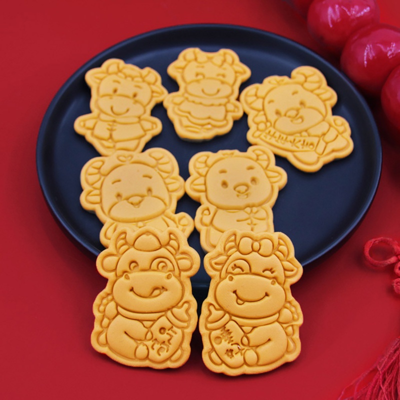 Khuôn Cắt Bánh Quy DIY 3D Dễ Thương Cho Bé