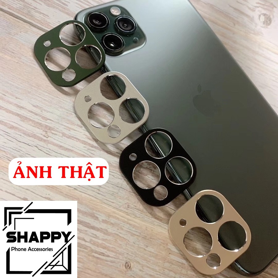 Viền Chụp Nhôm Camera Dành Cho IPhone 11/11Pro/11ProMax [Shappy Shop]