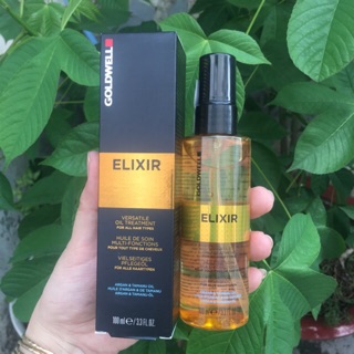 Tinh dầu bóng dưỡng tóc Goldwell Argan Oil Elixir 100ml "