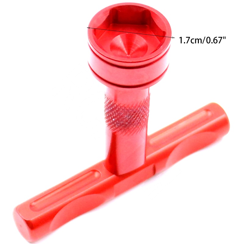 Cờ Lê Lục Giác 17mm Bằng Hợp Kim Nhôm Dùng Sửa Chữa Xe Hơi Điều Khiển Từ Xa