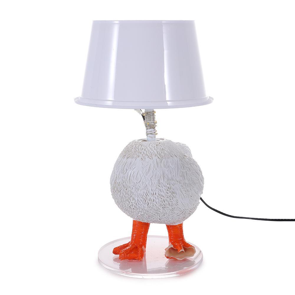 GOGOUP Đèn Ngủ Hình Trứng Gà 3D Ánh Sáng Trắng Dễ Thương