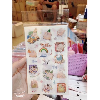 SET 6 TỜ STICKER CUTE