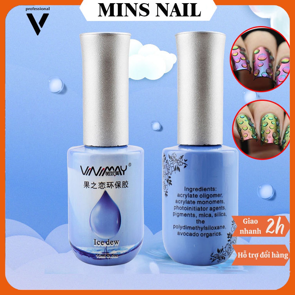 Top giọt sương vinimay, sơn top hàng chính hãng 15ml