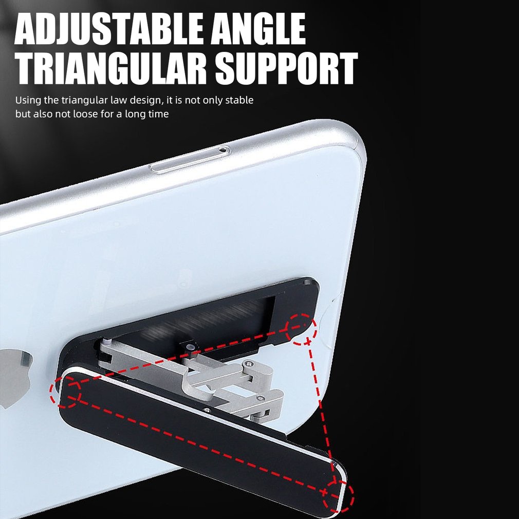 Giá Đỡ Điện Thoại Mini Bằng Hợp Kim Nhôm Có Thể Điều Chỉnh Góc Độ