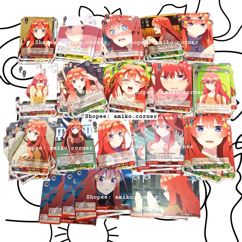 Card game weiss schwarz bộ nhà có 5 nàng dâu Istuki hàng chính hãng