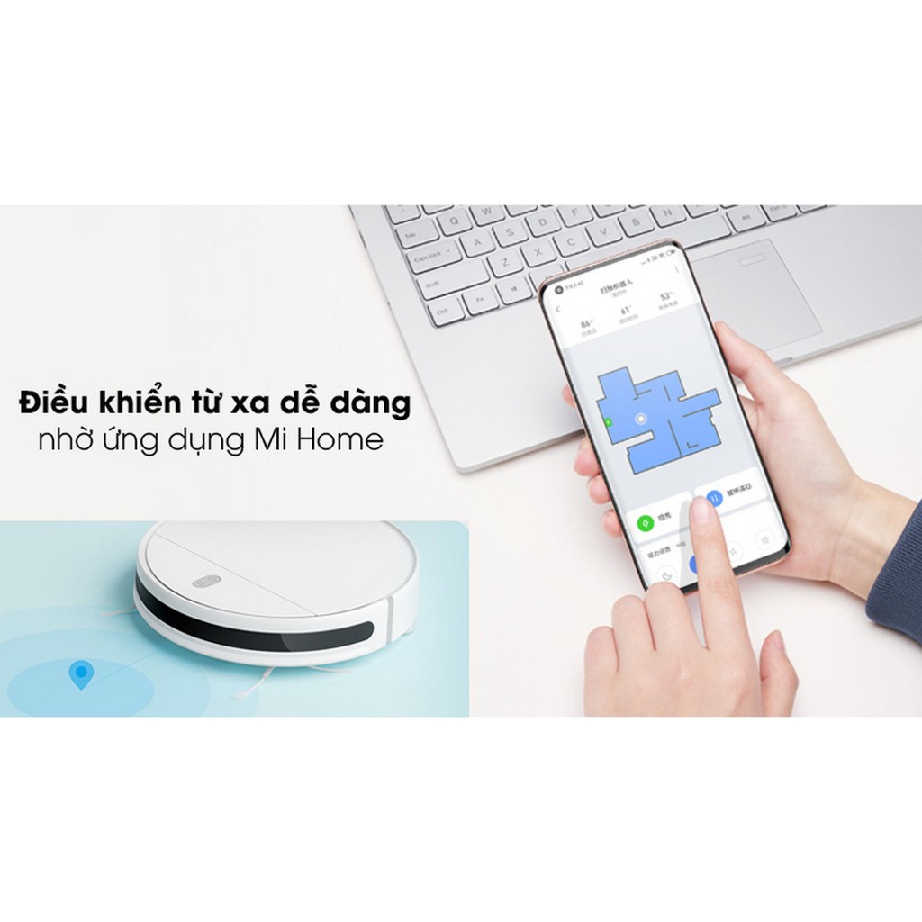 Robot hút bụi Xiaomi Vacuum Mop Essential SKV4136GL (Trắng) - BH 12 tháng