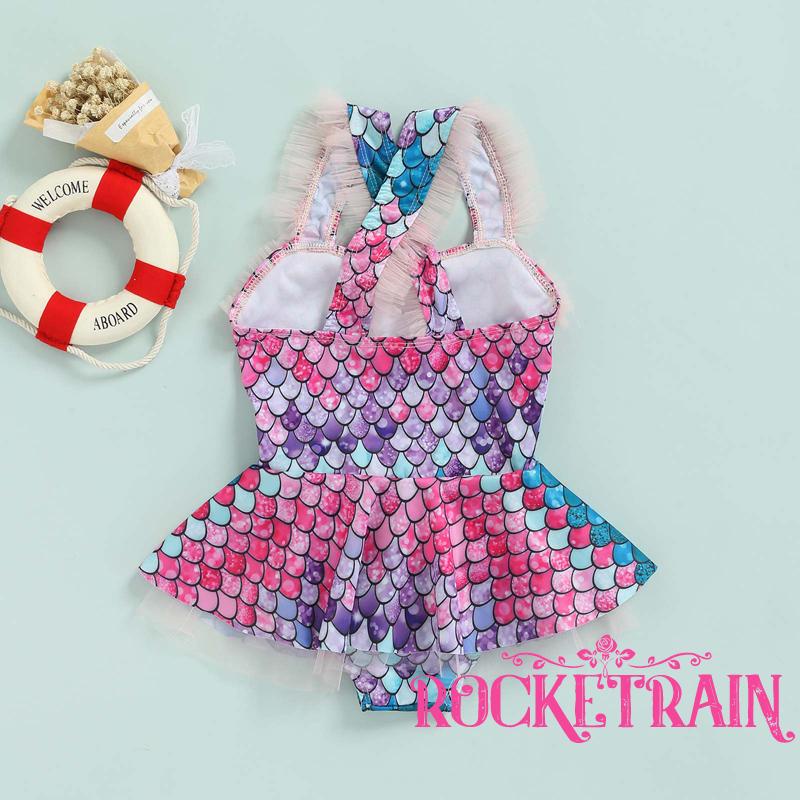 ♔Ks✬Bikini Lưới Nhiều Lớp Họa Tiết Vảy Cá