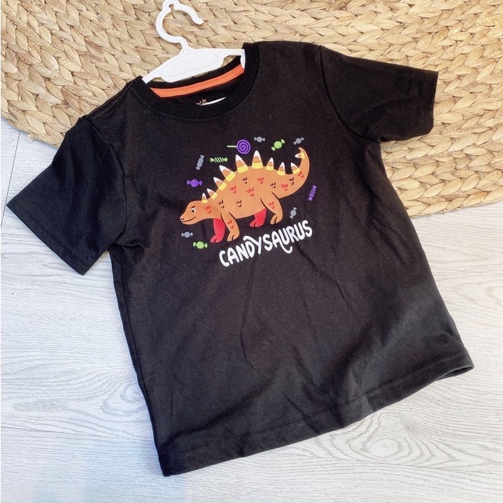 Áo thun Halloween unisex Holiday Time xuất xịn 100% hình khủng long
