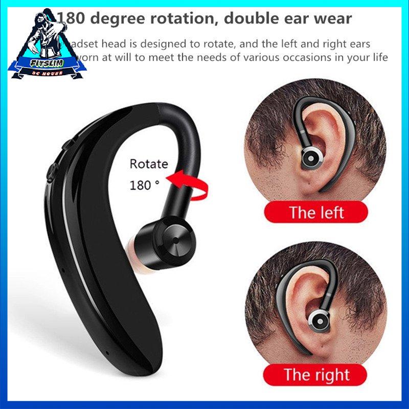 [Fitslim] S11 Car Business Mini Wireless Headset Translucent Treble Strong Bass